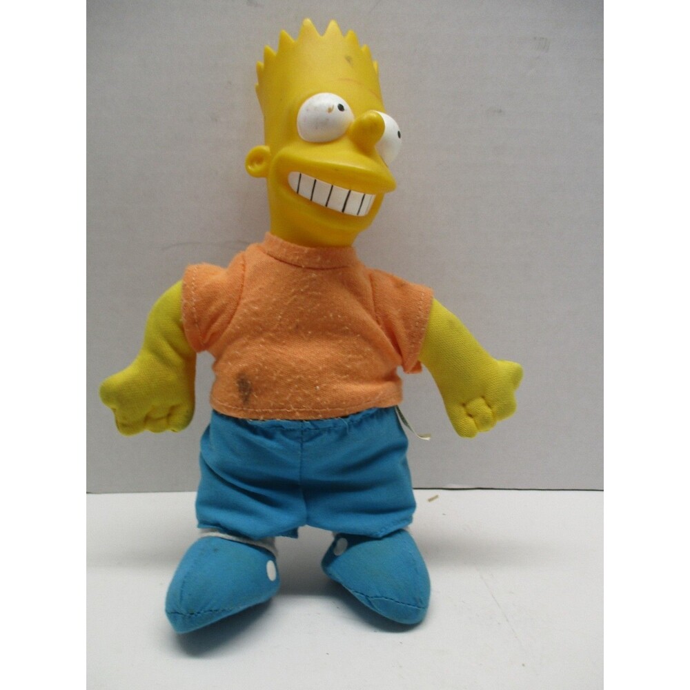 The Simpsons 1990 9" Bart Simpson 20th Century Fox Matt Groening Stuffed Plush